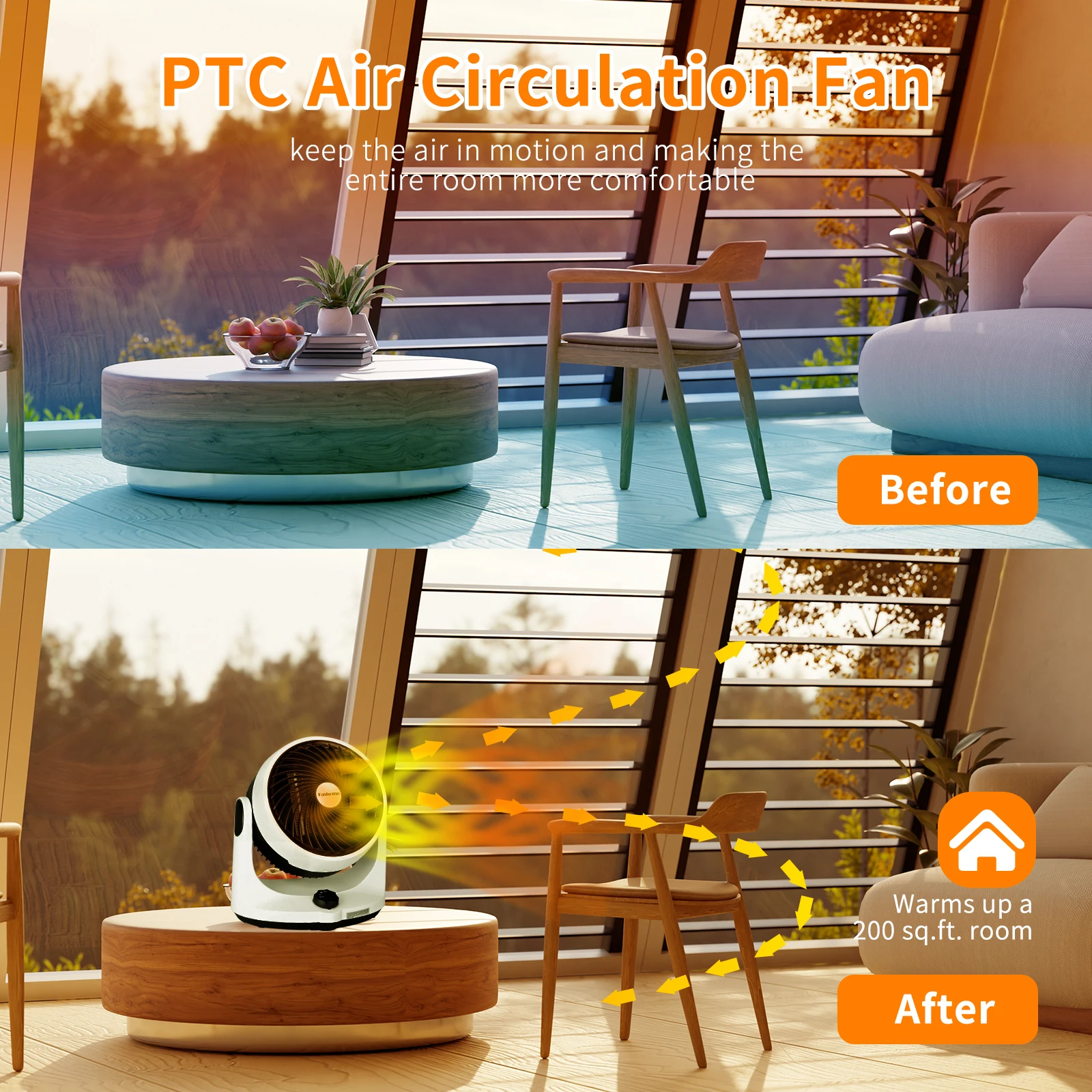 Riscaldatore elettrico portatile Mini riscaldatore da tavolo Riscaldatore per riscaldamento invernale Riscaldatore per ventilatore circolatore d'aria per riscaldamento in ceramica PTC 5