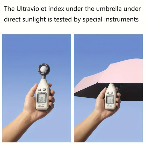 Xiaomi Outdoor Mini Sun Umbrella UV Protection Ultralight Folding Five-fold Umbrella Sunshade Capsule Umbrella UPF50+ 우산 3