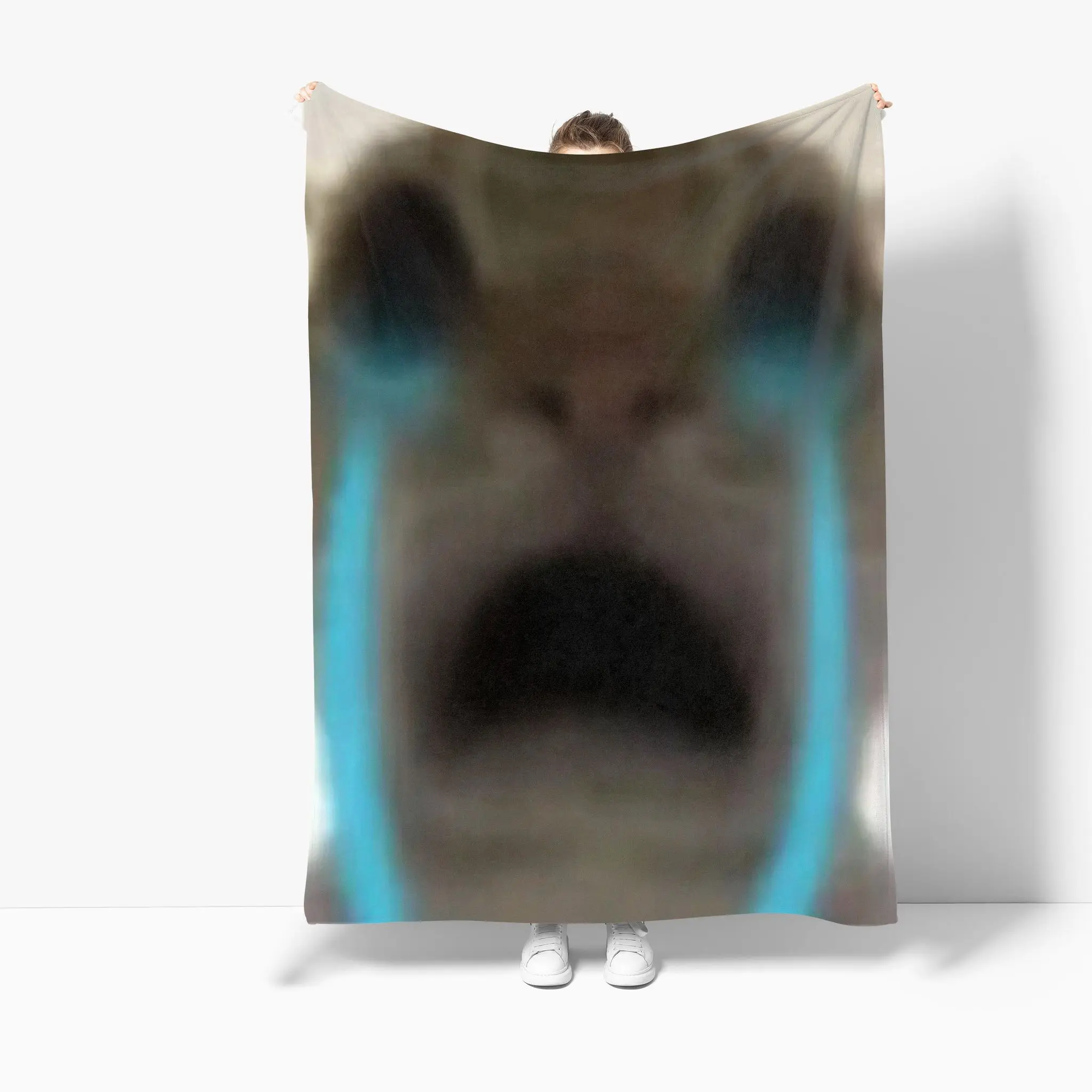 Coperta da tiro con gatto carino per divano letto Divano Coperte morbide e confortevoli Coperta in flanella anti-pilling per la decorazione della casa della camera da letto 2