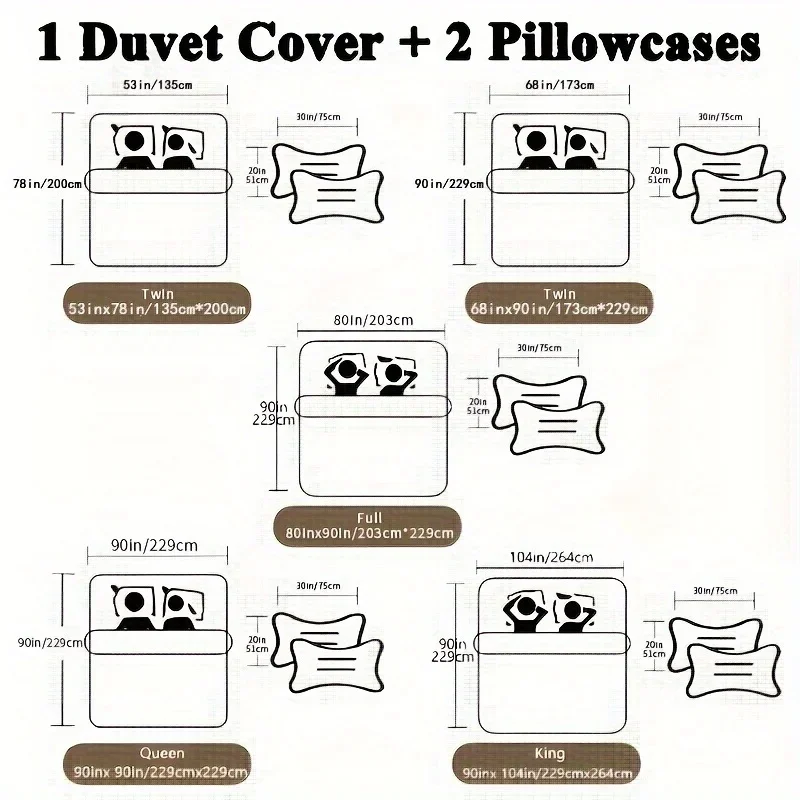 Set copripiumino con motivo letto king size grigio e nero, set di biancheria da letto con decorazione morbida e confortevole per camera da letto e dormitorio 4