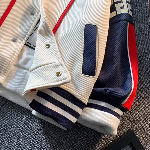 Giacca da baseball da ragazzo autunnale Nuova primavera Cappotti moda per bambini Bambini Casual Splicing Capispalla Adolescente Bello Lettera Vestiti 6