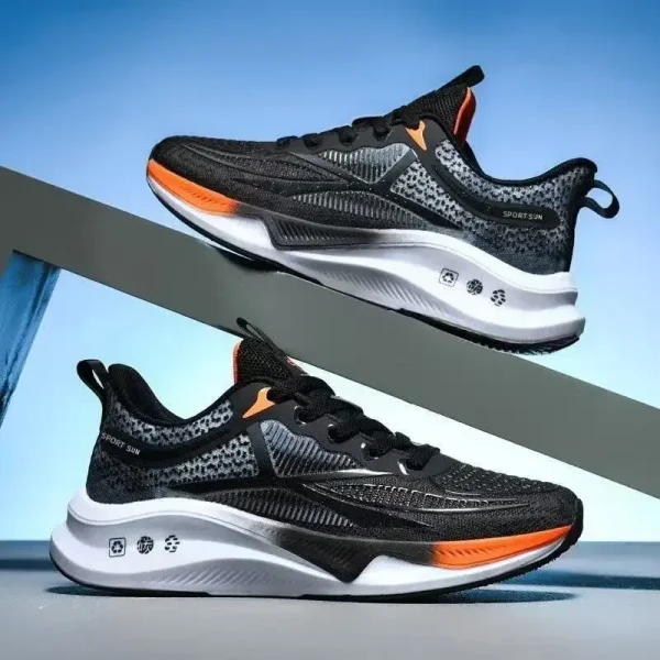 Nuove scarpe da corsa Estate Tenis Masculino Nuovo test fitness Studenti delle scuole medie Rimbalzo Ammortizzazione Sneakers Scarpe da uomo 4