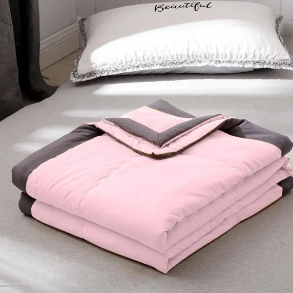 Nuova coperta rinfrescante a doppia faccia, effetto freddo, trapunta condizionante delicata sulla pelle, trapunta refrigerante traspirante in tinta unita, primavera estate 2
