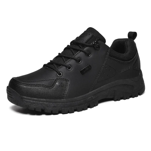 Uomo Donna Colore nero Sport all'aria aperta Scarpe casual Calzature invernali in pelliccia calda Scarpe da passeggio comode Sneaker classica da uomo di grandi dimensioni 6