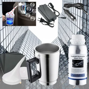 Kit di ripristino fari Kit di lucidatura chimica per fari Lucidatura dei fari Kit di ripristino fari per auto Liquido 1