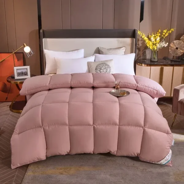 Piumino per la casa Coperta trapuntata invernale Piumino in piuma d'oca Trapunta 100% cotone Coperta King Queen Dimensioni Twin Stitch Одея 이불 이불 3