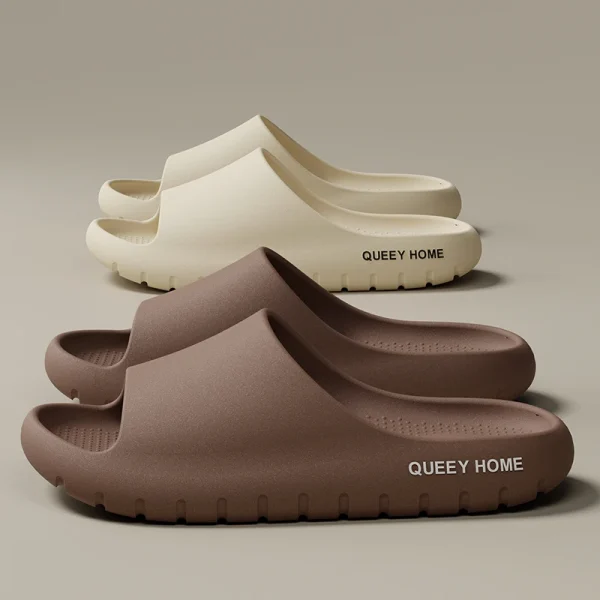 Pantofole da donna antiscivolo suola spessa scarpe da uomo outdoor indoor diapositive alla moda aria minimalista comodi sandali da spiaggia per coppie 2