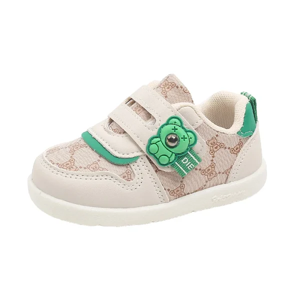 1 paio di scarpe per bambini primavera nuovo bambino suola morbida scarpe da passeggio per bambini versatili scarpe sportive per ragazze orsetto scarpe casual per cartoni animati 6