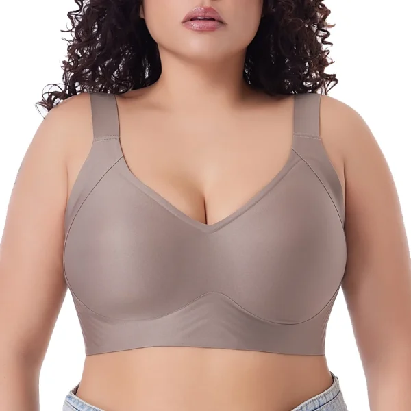 Reggiseno push up FallSweet per donna Reggiseni taglie forti senza cuciture Coppa sottile Bralette senza fili Reggiseno sexy Femme M-6XL 2