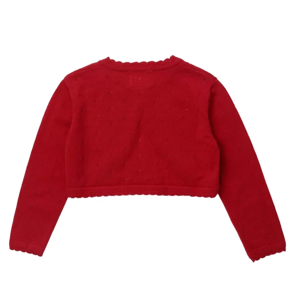 Giacca da bambina in cotone a maniche lunghe in maglione Cardigan per bambini rosso fiocco per 2 4 6 8 10 12 13 anni vestiti per bambini 4