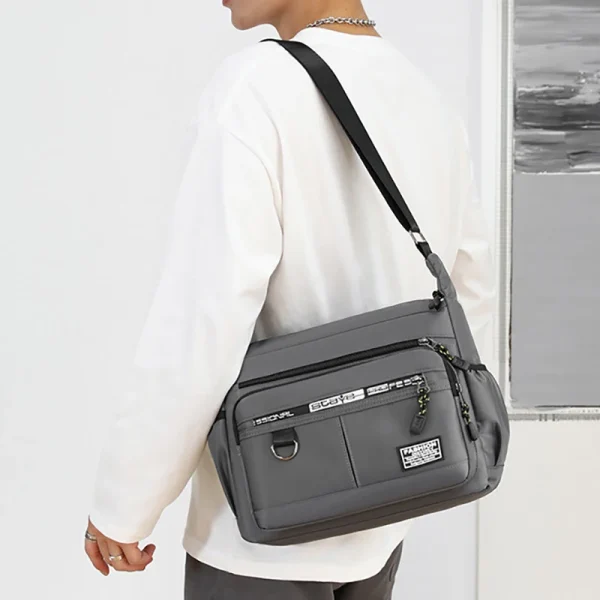 Borsa a tracolla Oxford di design Borsa a tracolla di lusso a tracolla singola con tasca multistrato casual da uomo di grande capacità 3