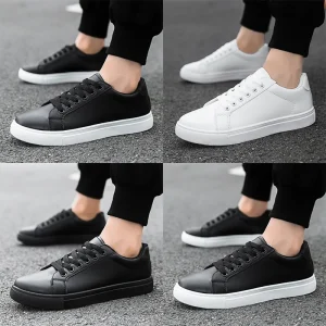 Moda Versatile Uomo Scarpa 2025 Primavera Nuovo Punta Rotonda Scarpe Basse Scarpe Da Ginnastica da Uomo Semplice Antiscivolo Scarpe Casual da Uomo Zapatillas Hombre 1