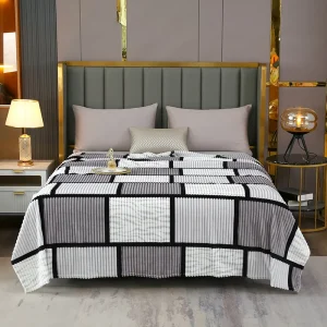 Coperta in pile per letto Coperta King Queen Copriletto Coperta morbida e calda in flanella per divano del soggiorno Coperta decorativa per la casa 1
