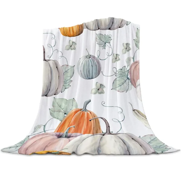 Halloween Throw coperta lanterna zucche con per divano letto divano sedia o dormitorio Super morbido leggero King Queen Size Candy Corn 2