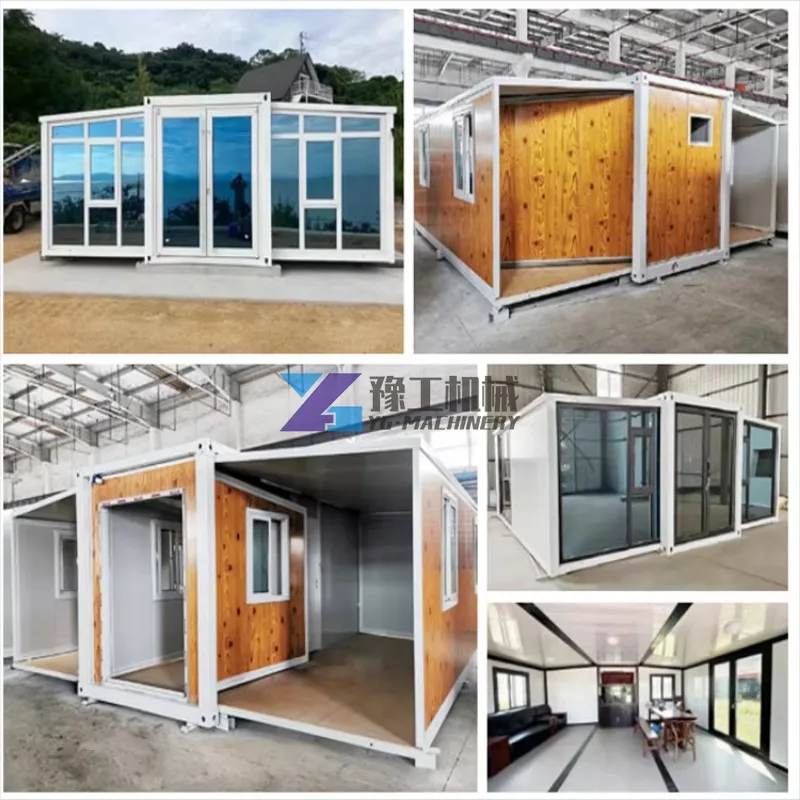 Casa prefabbricata Letto a capsula spaziale Cabina dell'hotel Contenitore espandibile prefabbricato modulare Piccola casa a capsula pieghevole per uso domestico 4