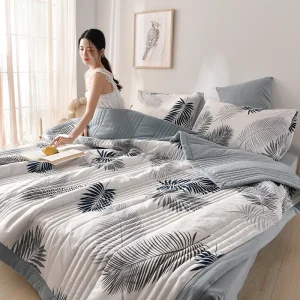 Piumino stile semplice per l'estate Biancheria da letto matrimoniale Copriletto trapuntato 150X200 Trapunta per la casa suspendueстельное белье (Pedera necessaria l'ordine) 1