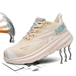 Scarpe antinfortunistiche leggere da uomo Sneaker con punta in acciaio Stivali antinfortunistici da lavoro anti-pugnalata anti-sfondamento Scarpe da lavoro da uomo di moda Calzature protettive 1