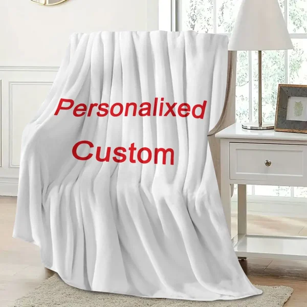 1 pezzo di coperta personalizzata con immagini di carica Coperta di flanella fai da te - Foto calde personalizzate, morbida e calda, adatta per divano, letto, ufficio, auto e viaggi all'aperto - Halloween, Ringraziamento, compleanno, matrimonio, San Valentino, laurea, festa, regalo perfetto per uomini e donne 4