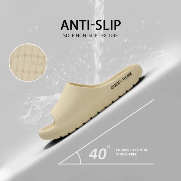 Pantofole da donna antiscivolo suola spessa scarpe da uomo outdoor indoor diapositive alla moda aria minimalista comodi sandali da spiaggia per coppie 6