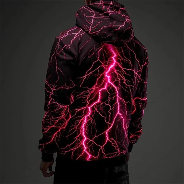 Nuova illuminazione retrò 3d stampa felpa con cappuccio uomo donna moda felpe con cappuccio felpa ragazzo cappotto donna felpe strada tuta oversize adolescenti 3