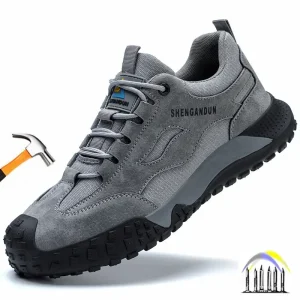 Scarpe da lavoro anti-sfondamento con punta in acciaio Scarpe antinfortunistiche industriali antiforatura da uomo Stivali antinfortunistici antiscottatura per elettricista 1