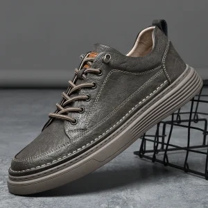 Scarpe Oxford estive in vera pelle Sneakers da esterno traspiranti Scarpe da uomo Scarpe in pelle fatte a mano Scarpe casual Scarpe da passeggio da uomo 1