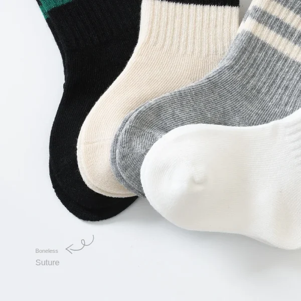 Nuovi calzini sportivi per bambina per bambini neonato madre bambini calzini Sofe calzini per bambini in tinta unita accessori per vestiti per ragazza in cotone 3