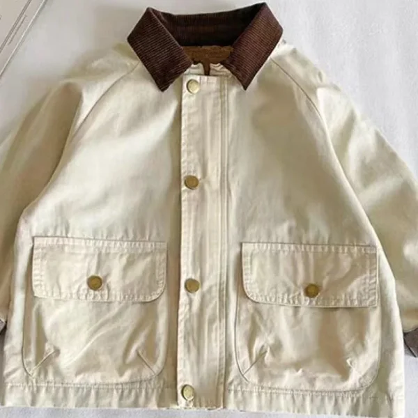 Moda neonata ragazzo cargo trench giacca bambino bambino patchwork cappotto primavera autunno spolverino abbigliamento per bambini 2