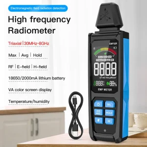 Analizzatori EMF Tester preciso radiazioni elettromagnetiche Dispositivo misurazione delle radiazioni Monitoraggio per 1