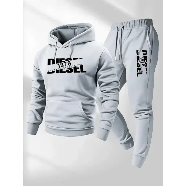 Autunno e inverno nuova felpa con cappuccio abbigliamento sportivo moda sportiva felpa con cappuccio felpa casual e pantaloni due in uno 1