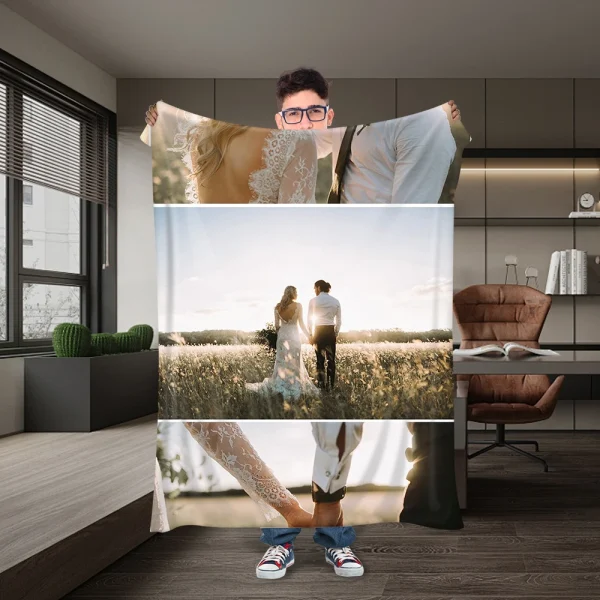 Divano Nuova coperta personalizzata Foto personalizzata Coperta di lana Regalo Testo personalizzato Immagine Gioco di Sudoku per animali domestici, amici e famiglia 5