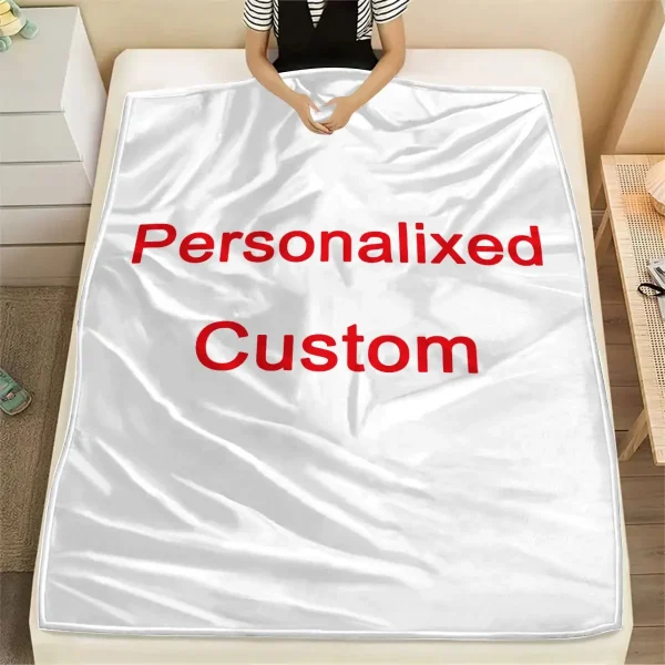 1 pezzo di coperta personalizzata con immagini di carica Coperta di flanella fai da te - Foto calde personalizzate, morbida e calda, adatta per divano, letto, ufficio, auto e viaggi all'aperto - Halloween, Ringraziamento, compleanno, matrimonio, San Valentino, laurea, festa, regalo perfetto per uomini e donne 6