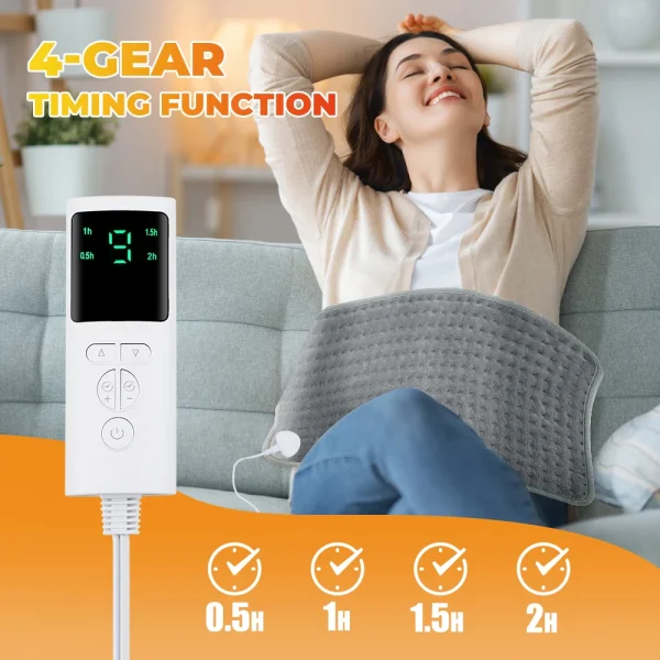 60*30 CM Coperta di Riscaldamento Elettrico Tappetino Riscaldato Electro Copriletto per Divano Letto Caldo Inverno Coperte Termiche Scaldino Uso Domestico 4