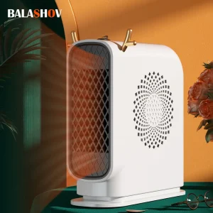 Ventilatori riscaldanti elettrici Desktop portatile portatile Riscaldamento a basso consumo per macchina scaldamani per ufficio domestico per l'inverno 500W 1
