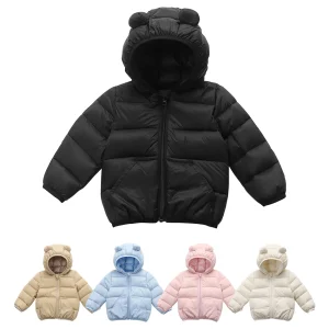 Autunno Inverno Bambini Giacca imbottita Cappotti per neonati Ragazzi Ragazze Caldi capispalla spessi Abbigliamento Bambini Parka 1