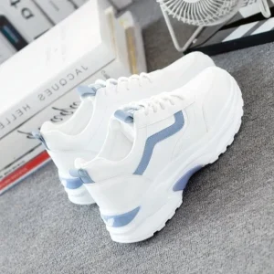 primavera autunno donna Casual Zapatos Mujer scarpe comode sneakers in mesh traspirante scarpe da ginnastica bianche piatte da donna scarpa vulcanizzata 1