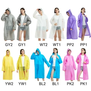 Moda adulto impermeabile lungo impermeabile donna uomo cappotto antipioggia con cappuccio per escursionismo all'aperto viaggi pesca arrampicata poncho addensato 1