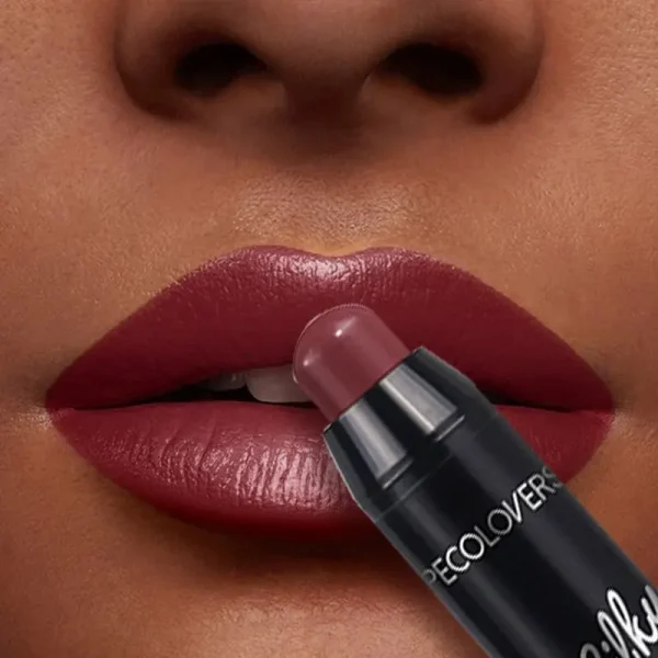 Matita per rossetto opaco Impermeabile a lunga durata Tazza antiaderente Tinta per labbra Tinta cosmetica Penna per rossetto nudo Trucco Maquillage 2