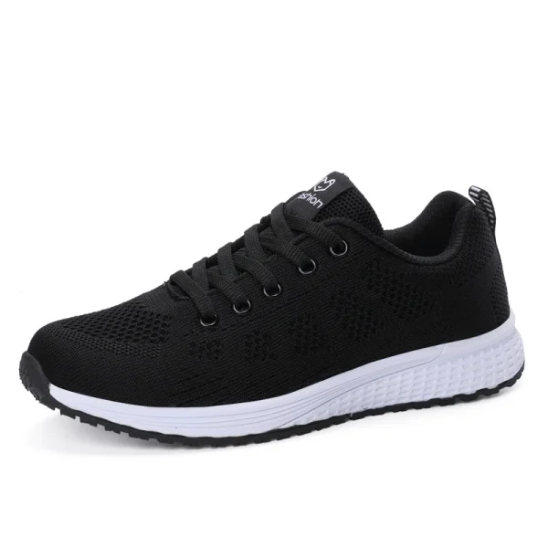 Scarpe primaverili in maglia volante Studente casual coreano Scarpe da donna versatili in rete con lacci Scarpe sportive Scarpe Forrest Gump Comfort Nuovo 6