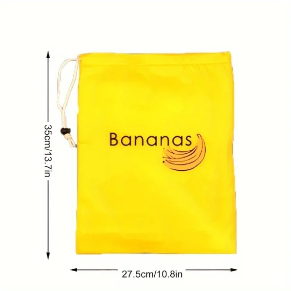 Borsa per la conservazione della banana da 1 pezzo, borsa per la conservazione delle verdure, previene la strappatura, borsa per la freschezza della conservazione della banana, leggera e comoda 4