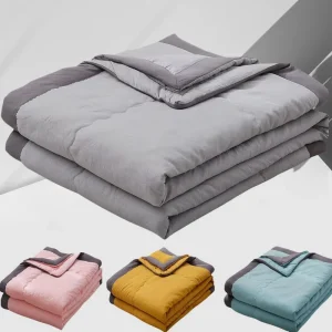 WOSTAR Trapunta estiva lavabile per condizionatore d'aria, coperta sottile, letto matrimoniale per adulti, per bambini, fresco e accogliente, trapunta queen king size 1