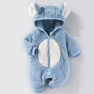 Autunno Inverno Neonato Vestiti Abbigliamento infantile Ragazze Tuta per ragazzi Morbido pagliaccetto di flanella Vestiti per bambini 0-18 mesi 1