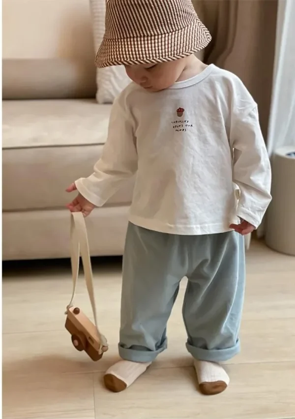 Pantaloni sportivi multicolori primaverili per bambini per ragazzi e ragazze Pantaloni casual di nuova moda 0-4 anni Abbigliamento per bambini 4