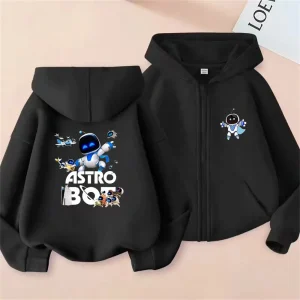 Felpe con cappuccio per bambini Top con cerniera Ragazzo Ragazze rosa 3-12 anni Cappotto Casual Toddle Felpa Cappuccio Primavera Autunno abbigliamento da cartone animato 1