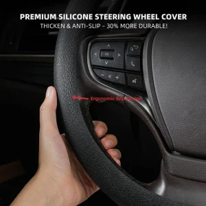 Coprivolante in silicone antiscivolo: vestibilità universale, morbida e inodore, adatto per ruote da 14''/15''/16'', durevole e per tutte le stagioni 1