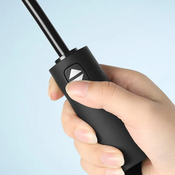 Ombrello completamente automatico con colla nera con chiglia spessa e durevole Ombrello triplo Ombrello pieghevole resistente ai raggi UV 6