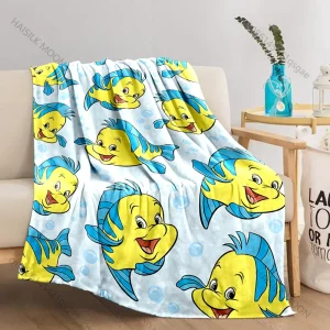 Coperta con stampa Disney Princess Friends 4 stagioni, morbida e soffice, trapunta per bambini, per adulti, divano letto, coperta da viaggio all'aperto, campeggio 1