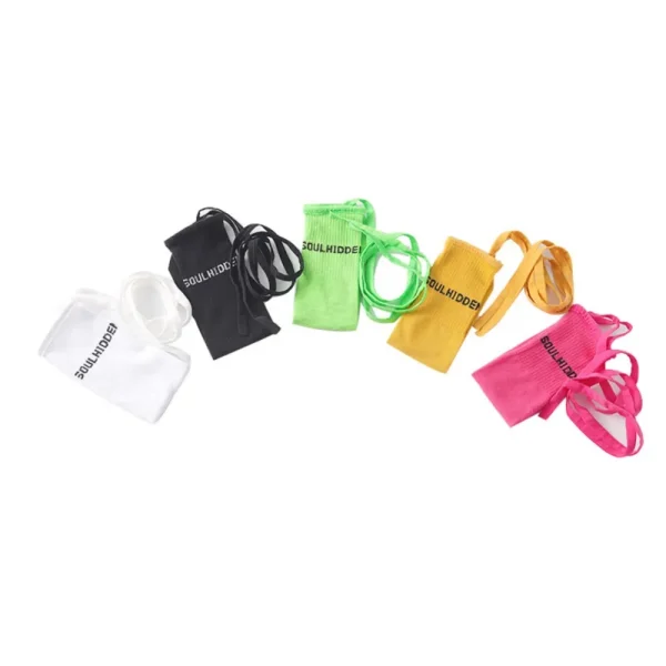 Nella marea primaverile e autunnale legare calzini in calzini a tubo per bambini calzini crus calze legate a mezzo tubo di colore fluorescente 5