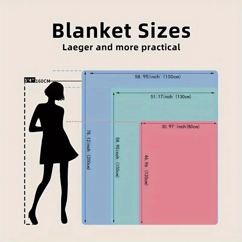 Morbida e accogliente coperta in flanella con stampa giraffa: versatile per letto, divano, campeggio | Facile da pulire, lavabile in lavatrice | Dimensioni multiple 4