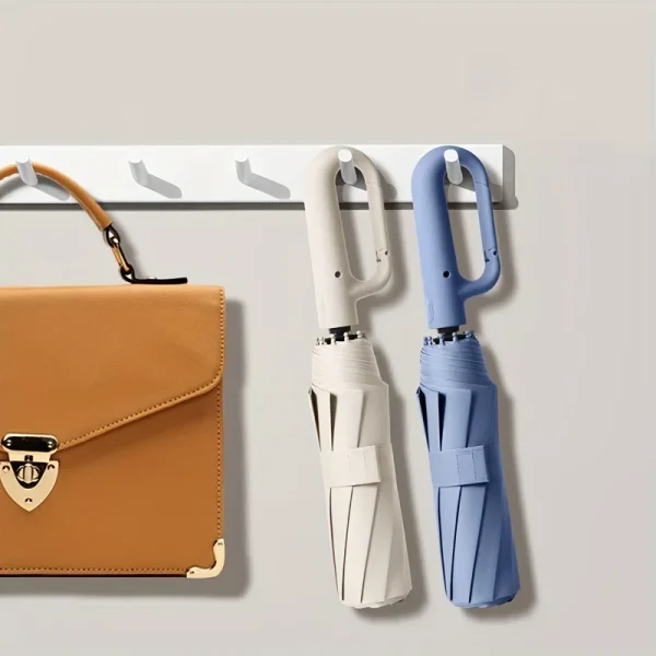 Ombrello Xiaomi 30 ossa ombrello pieghevole automatico rinforzato resistente al vento manico con fibbia grande resistente al vento e all'acqua 3